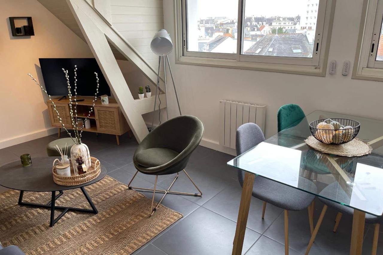 Appartement 41 Sangnier T3 Dernier Etage à Lorient Extérieur photo